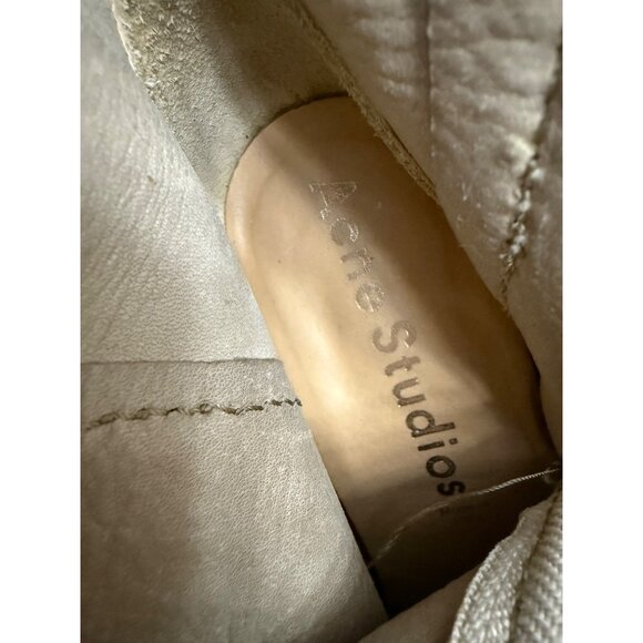 ACNE Studios Pistol Boots in Beige EU 40 $520 US 10 - Picture 5 of 12